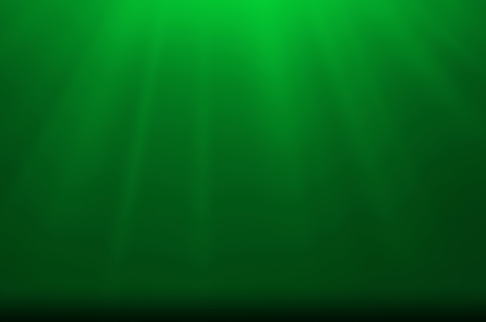 Green gradient with light rays