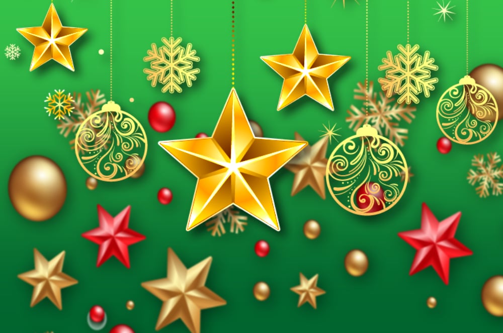 Gold ornaments, stars and red Christmas Balls.jpg